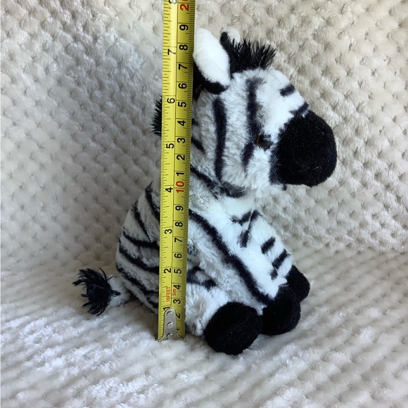 Wild Republic Zebra Baby Stuffed Animal Plush Toy - Black and White 8 Inch - Picture 2 of 11